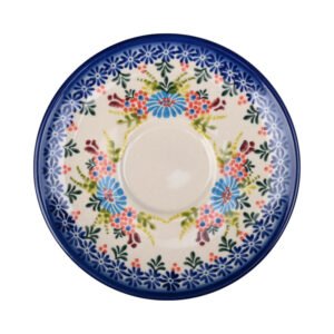 Spodek ceramiczny ręcznie malowany 14 filiżanka Olimp