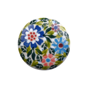 Magnes ceramiczny ręcznie malowany okrągły
