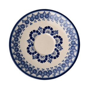 Spodek ceramiczny ręcznie malowany 14 filiżanka Olimp