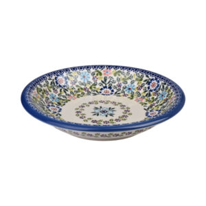 Talerz ceramiczny ręcznie malowany 22 głęboki Olimp
