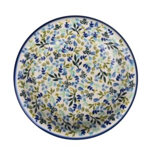 Talerz ceramiczny ręcznie malowany 22 głęboki Olimp