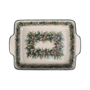 Zapiekanka ceramiczna ręcznie malowana 38 Olimp