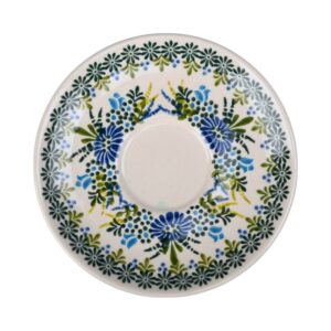Spodek ceramiczny ręcznie malowany 14 filiżanka Olimp
