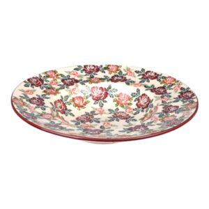Talerz ceramiczny ręcznie malowany 26 pasta