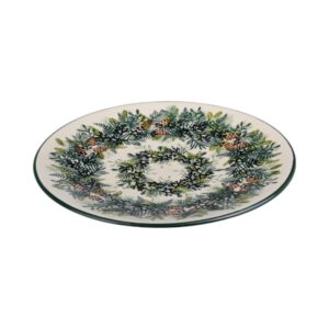 Talerz ceramiczny ręcznie malowany 19 deserowy Atena