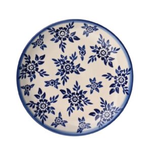Talerz ceramiczny ręcznie malowany 19 deserowy Olimp