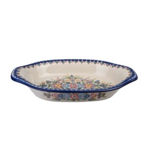 Półmisek ceramiczny ręcznie malowany 32 głęboki Olimp