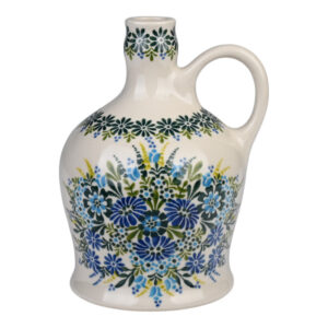 Butelka ceramiczna ręcznie malowana Uszatka 0,75L