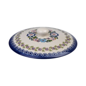 Pokrywka ceramiczna ręcznie malowana rondel Olimp