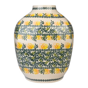 Wazon ceramiczny ręcznie malowany III