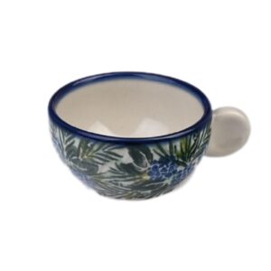 Miseczka ceramiczna ręcznie malowana na dipy z uchem Olimp