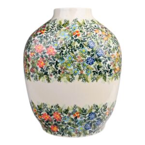 Wazon ceramiczny ręcznie malowany III