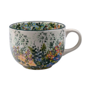 Kubek ceramiczny ręcznie malowany Jumbo 0,6L Olimp