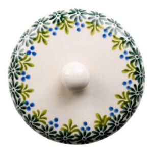 pokrywka ceramiczna ręcznie malowana na kubek