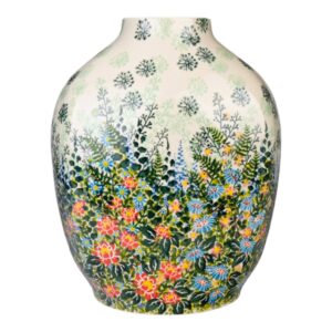 Wazon ceramiczny ręcznie malowany III