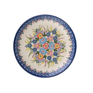Talerz ceramiczny ręcznie malowany 19 deserowy Olimp