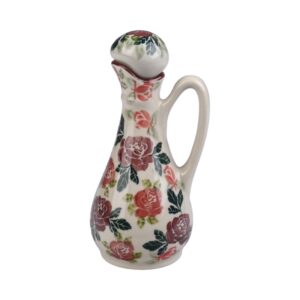 Pojemnik ceramiczny ręcznie malowany ocet/olej Olimp