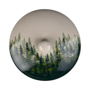 Pokrywka ceramiczna ręcznie malowana rondel Olimp