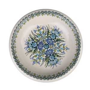 Talerz ceramiczny ręcznie malowany 22 głęboki Olimp