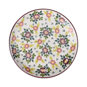 Talerz ceramiczny ręcznie malowany 19 deserowy Olimp