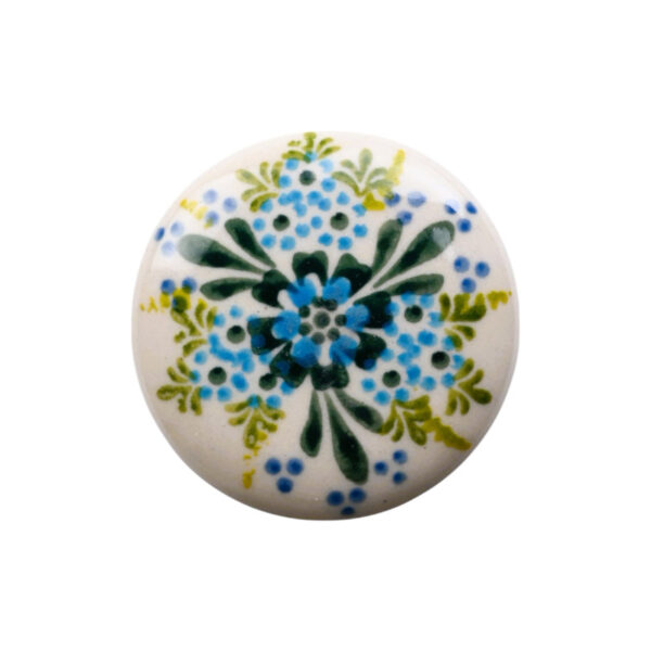 Magnes ceramiczny ręcznie malowany okrągły