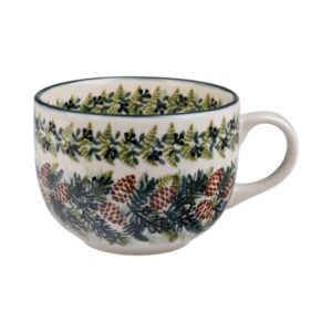 Kubek ceramiczny ręcznie malowany Jumbo 0,6L Olimp