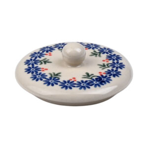 pokrywka ceramiczna ręcznie malowana na kubek