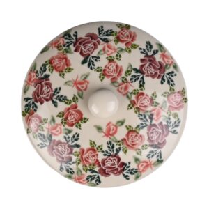 Pokrywka ceramiczna ręcznie malowana rondel Olimp