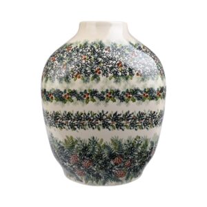 Wazon ceramiczny ręcznie malowany III