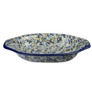 Półmisek ceramiczny ręcznie malowany 32 głęboki Olimp